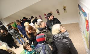 BOR ŠPAREMBLEK RAZSTAVA V GALERIJI KRPAN 13 FOTO LJUBO VUKELIČ